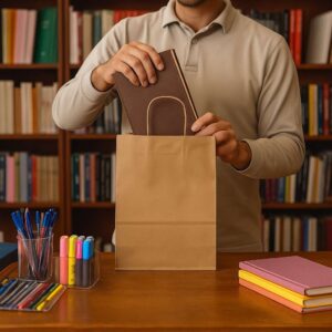 bolsa-papel-03 Bolsa de papel 22x10x30 Marrón100gr