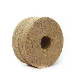 Cuerda de papel retorcido kraft – bobina Cuerda de papel retorcido kraft en bobina para manijas de bolsas de papel.